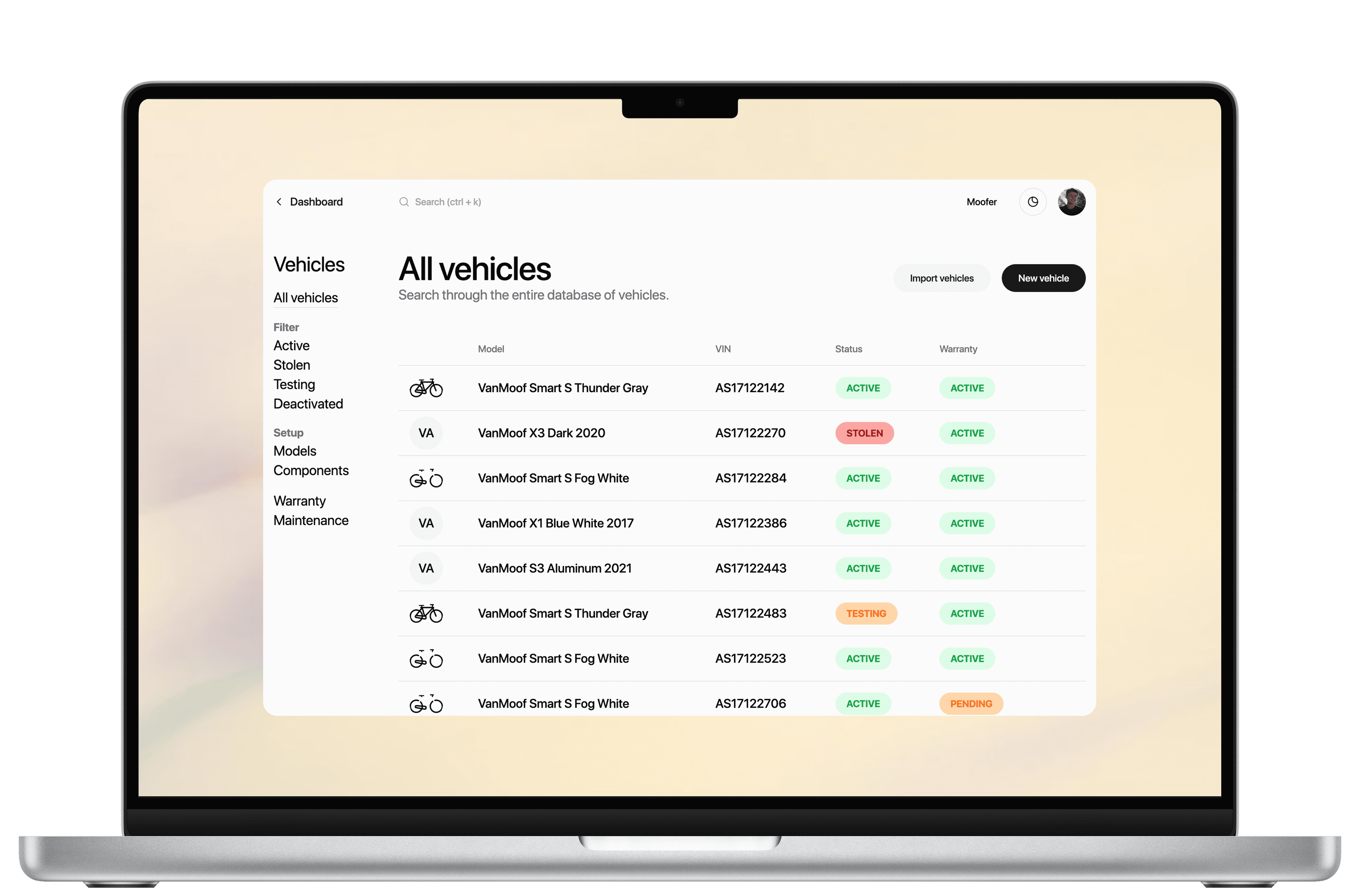Internal app